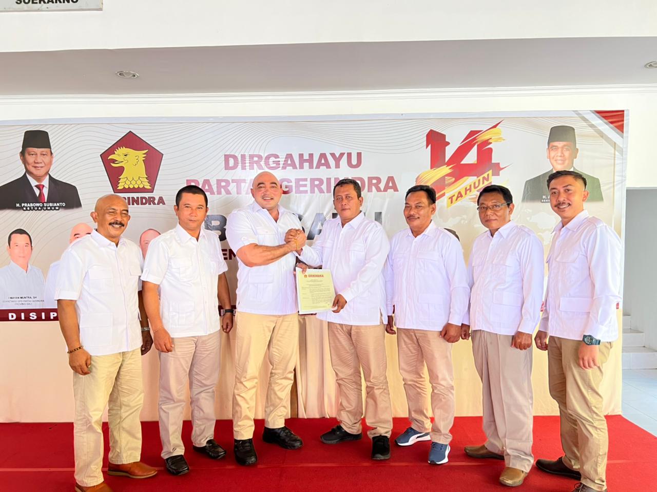 Pilih Kader Loyal, DPP Tunjuk Juliastrawan Ketua DPC Gerindra Tabanan