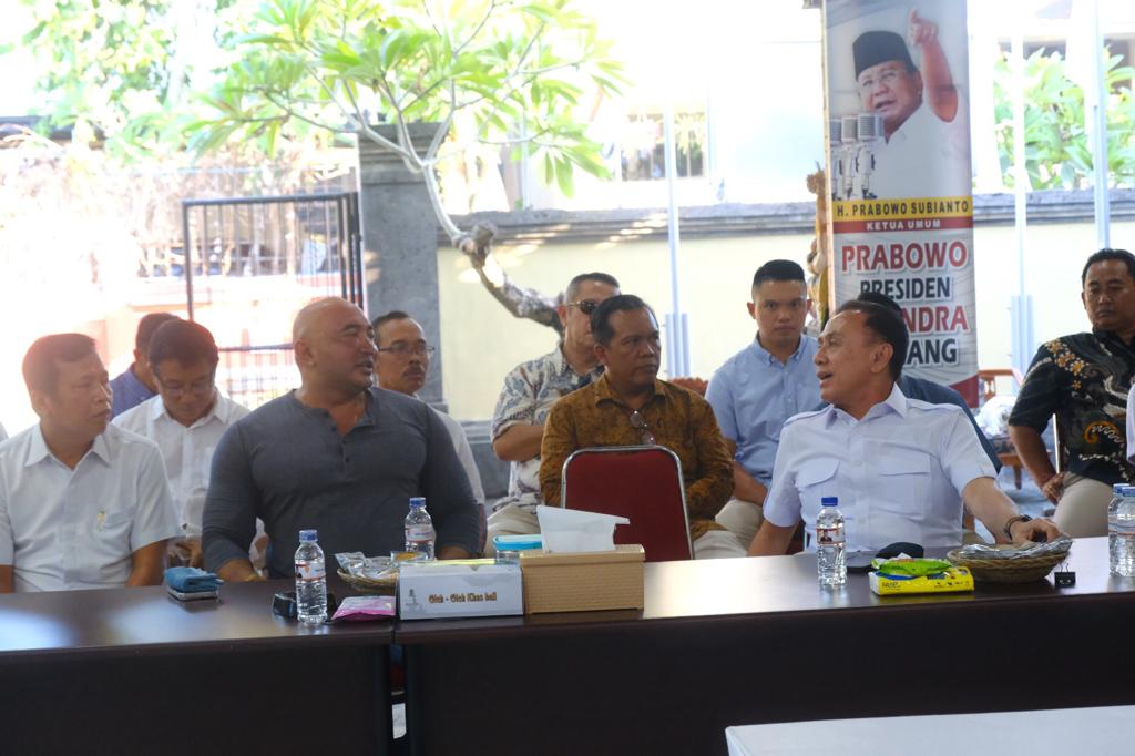 Iwan Bule Silaturahmi ke Gerindra Bali Sampaikan Pesan Prabowo Subianto
